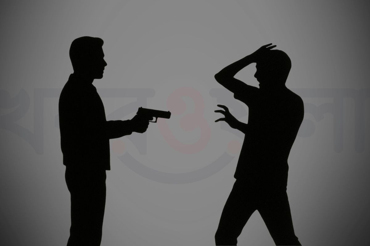 ছিনতাইকারীর গুলিতে যুবক আহত