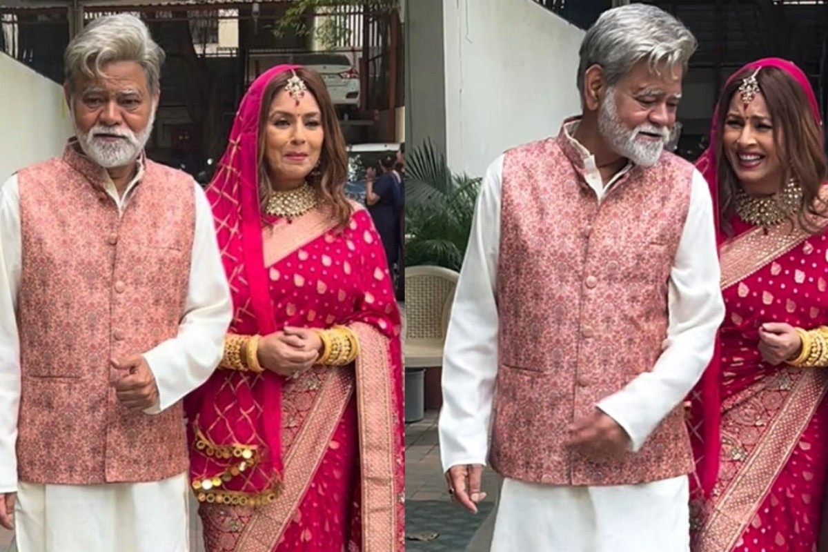 ডিভোর্সের ১২ বছর পর কনে রূপে অভিনেত্রী, পাত্র ষাটোর্ধ্ব অভিনেতা!