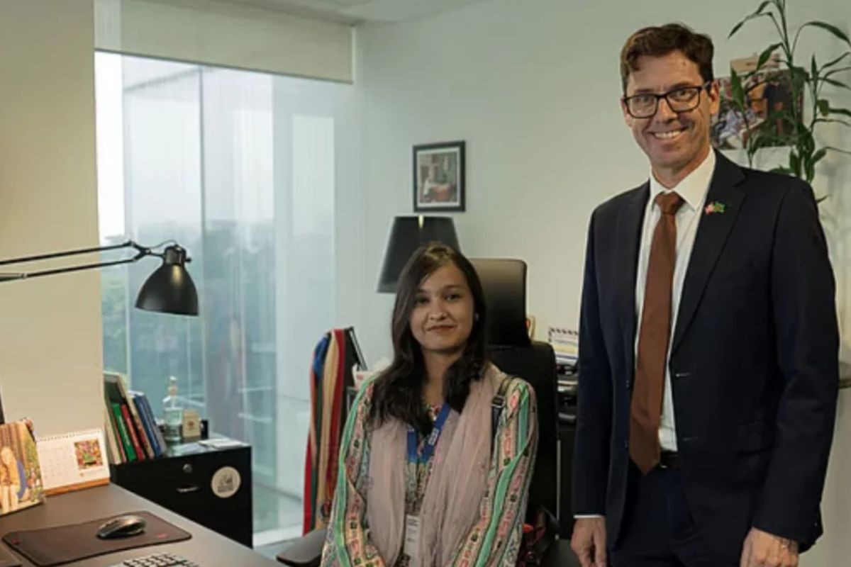 নরওয়ের একদিনের রাষ্ট্রদূত এইচএসসি পরীক্ষার্থী সাদিয়া