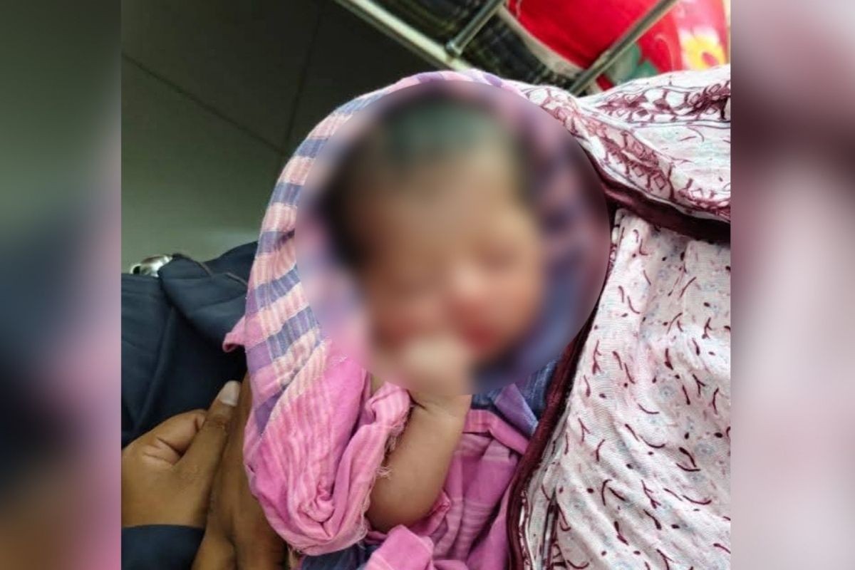 ফুটপাতে জন্ম দেওয়া নবজাতক হাসপাতালে রেখে পালালেন ভারসাম্যহীন মা