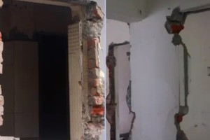 বদলির পর সরকারি কোয়ার্টারের দরজা-জানালা খুলে নিলেন প্রকৌশলী