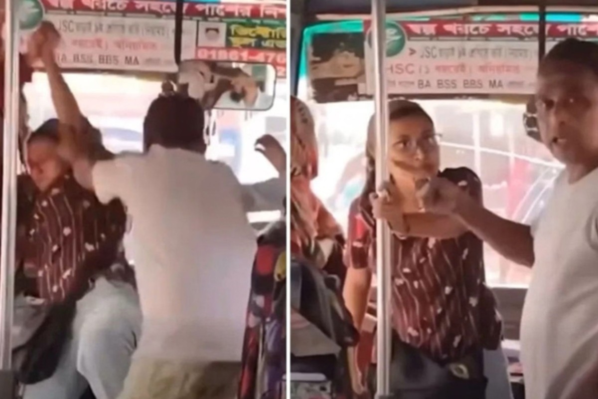 বাসে নারীকে হেনস্তা করা সেই হেলপার গ্রেপ্তার