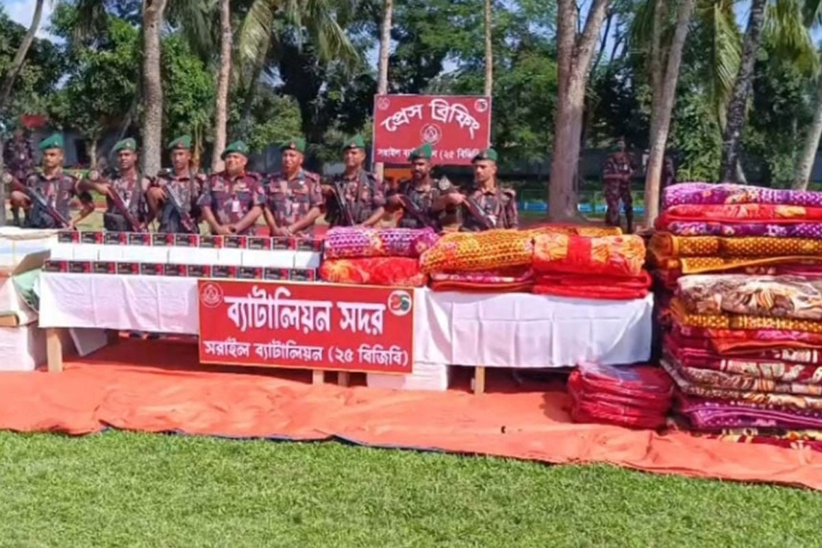 ব্রাহ্মণবাড়িয়া সীমান্তে ১২ কোটি টাকার পণ্য জব্দ