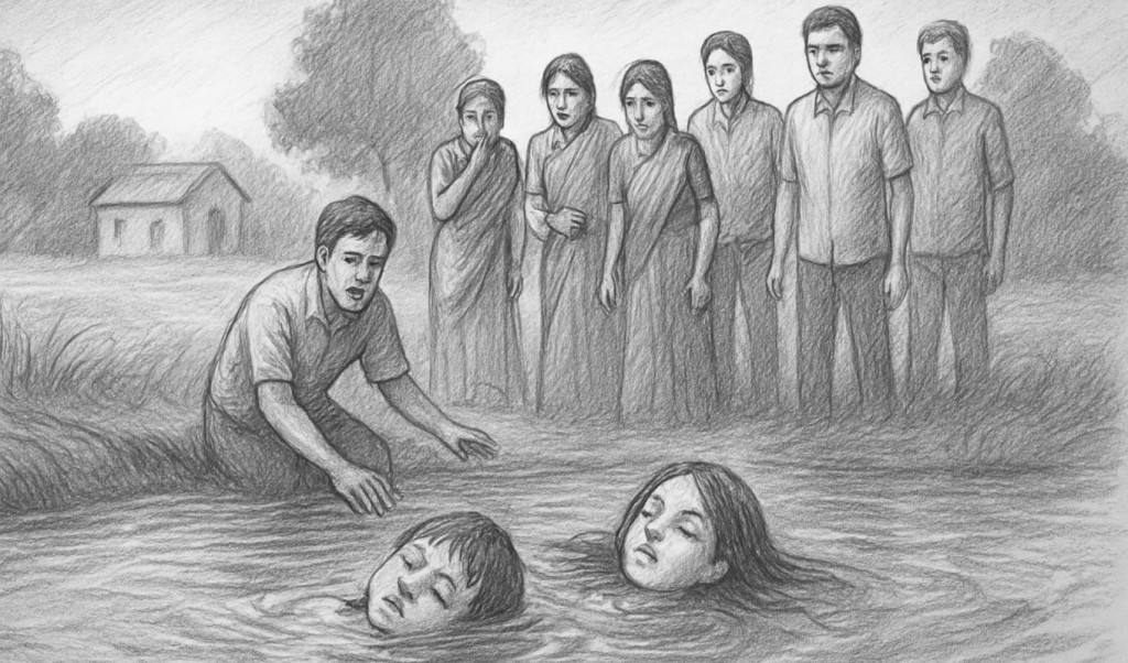 ভাইকে বাঁচাতে পানিতে ঝাঁপ দিলো বোন, অতঃপর... 3 ভাইকে বাঁচাতে পানিতে ঝাঁপ দিলো বোন অতঃপর 1759670508 ভাইকে বাঁচাতে পানিতে ঝাঁপ দিলো বোন, অতঃপর...