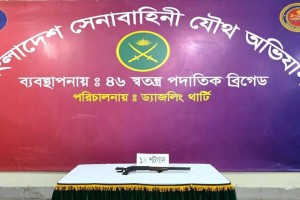 রাজধানীর হাজারীবাগে সেনা অভিযানে শটগান উদ্ধার