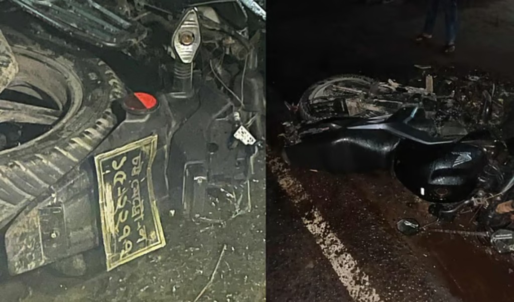 রাতের আঁধারে গাড়ির ধাক্কায় দুই মোটরসাইকেল আরোহী নিহত 3 রাতের আঁধারে গাড়ির ধাক্কায় দুই মোটরসাইকেল আরোহী নিহত 1760781997 রাতের আঁধারে গাড়ির ধাক্কায় দুই মোটরসাইকেল আরোহী নিহত