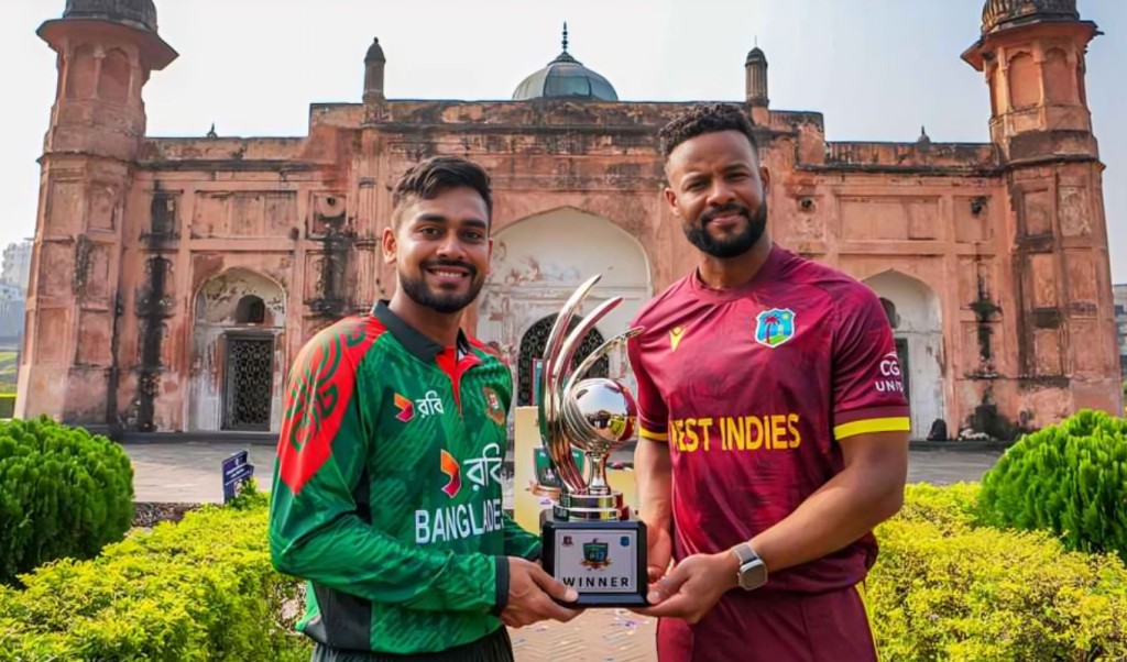 লালবাগ কেল্লায় বাংলাদেশ–উইন্ডিজ সিরিজের ট্রফি উন্মোচন 4 লালবাগ কেল্লায় বাংলাদেশ–উইন্ডিজ সিরিজের ট্রফি উন্মোচন 1760686119 লালবাগ কেল্লায় বাংলাদেশ–উইন্ডিজ সিরিজের ট্রফি উন্মোচন