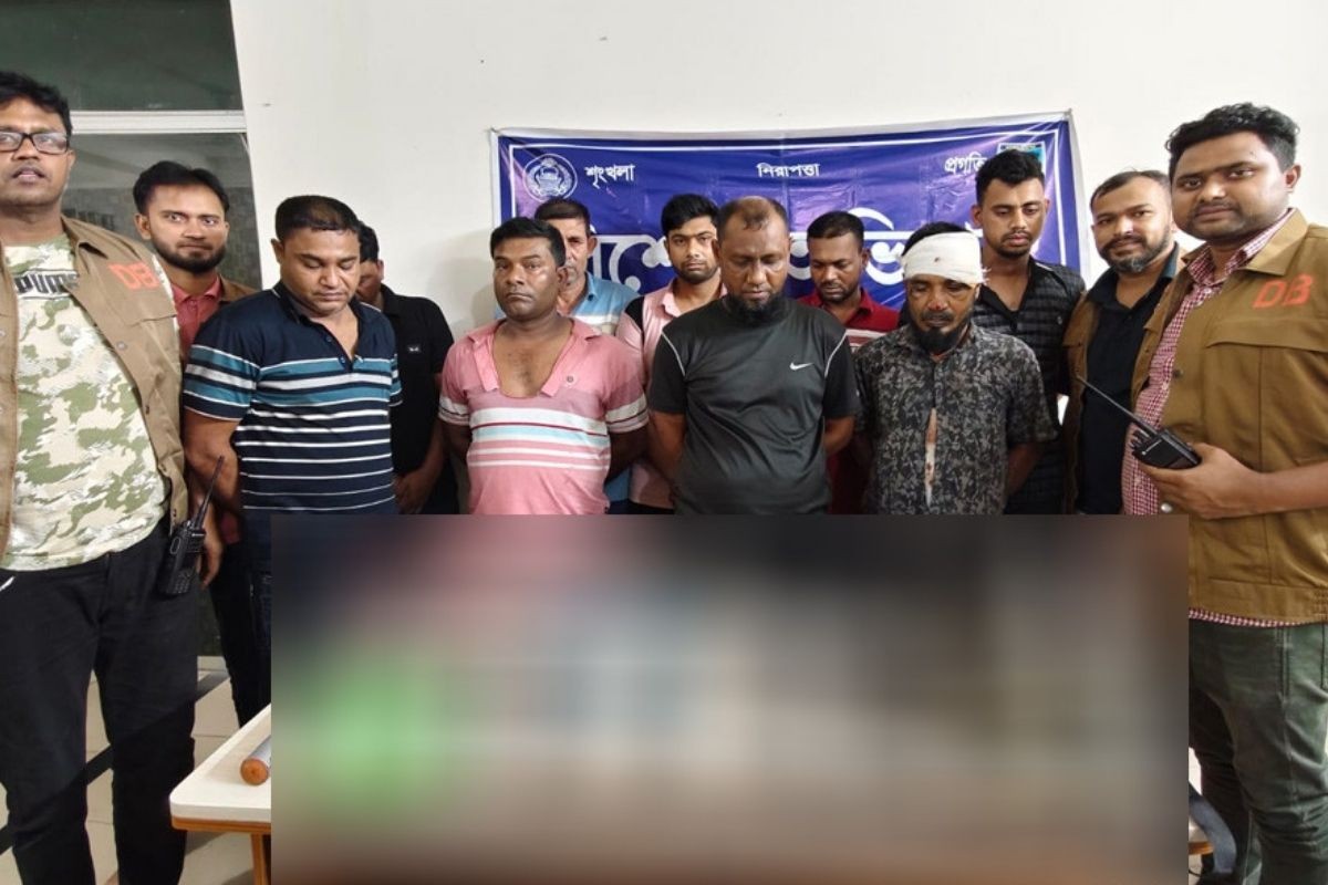 সাভারে ডিবি পুলিশ পরিচয়ে ডাকাতির ঘটনায় গ্রেপ্তার ৯
