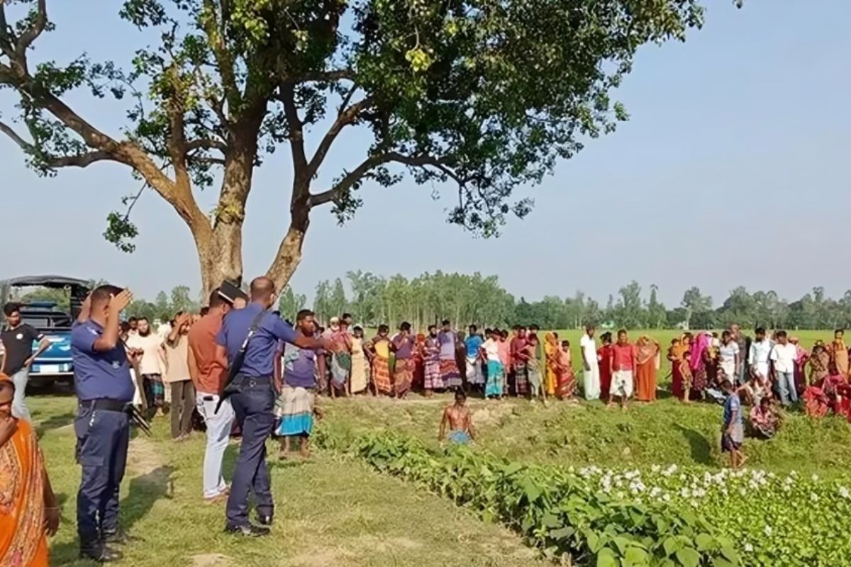 সিরাজগঞ্জে কচুরিপানার নিচে মিলল মানুষের কঙ্কাল