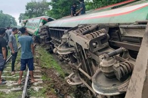 উদয়ন এক্সপ্রেস লাইনচ্যুত, সিলেটের সঙ্গে সারাদেশের রেল যোগাযোগ বন্ধ