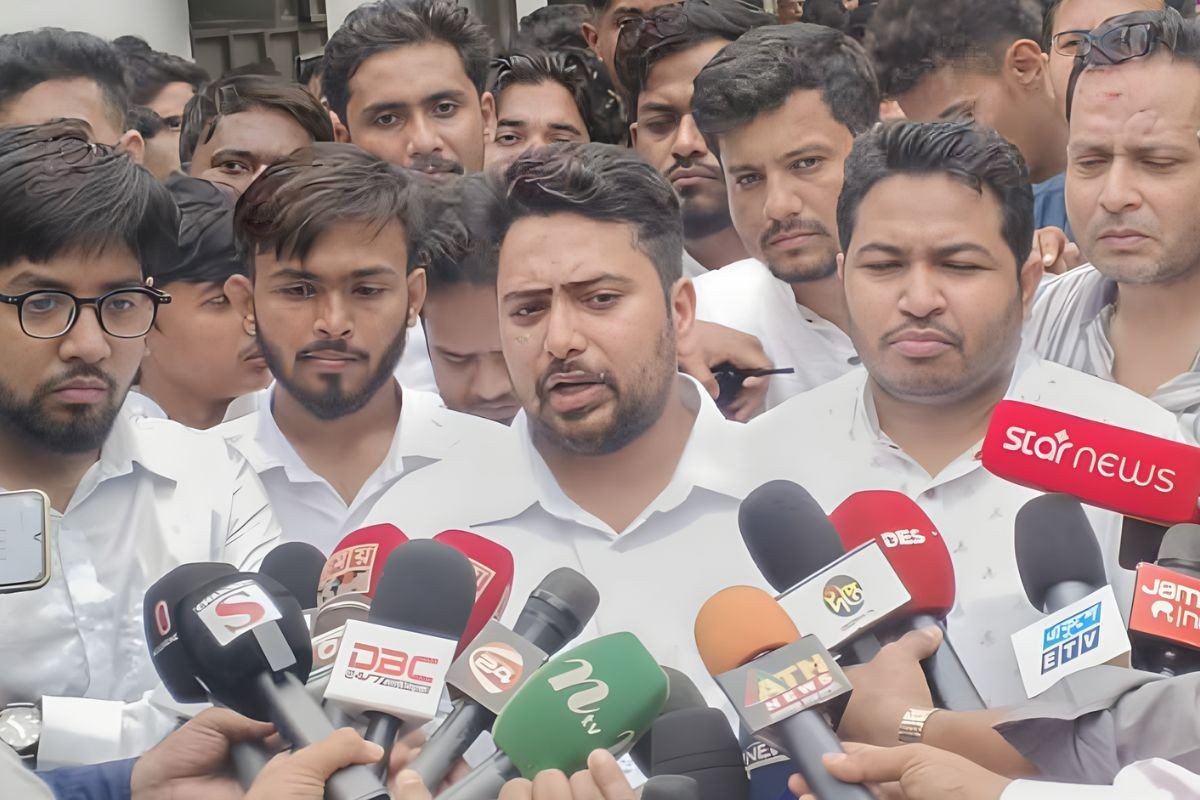এনসিপির প্রার্থী ঘোষণার তারিখ জানালেন নাহিদ ইসলাম