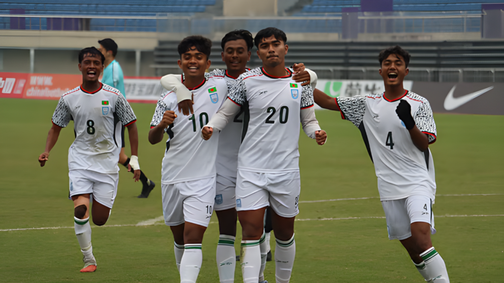 এশিয়ান কাপের পথে আগুন ঝরাল বাংলাদেশ প্রথম ম্যাচেই পূর্ব তিমুর ধসিয়ে দিলো 1763803427 এশিয়ান কাপের পথে আগুন ঝরাল বাংলাদেশ! প্রথম ম্যাচেই পূর্ব তিমুর ধসিয়ে দিলো