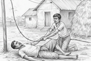 ছেঁড়া বৈদ্যুতিক তারে প্রাণ গেল দুই আপন ভাইয়ের