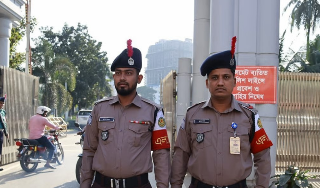 নতুন পোশাকে মাঠে নামল পুলিশ 1763204748 নতুন পোশাকে মাঠে নামল পুলিশ