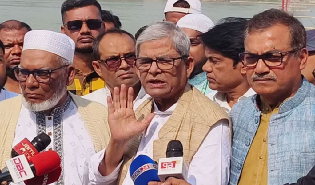 বিএনপি দায়িত্বে এলে ভারতের দাদাগিরি বন্ধ করা সর্বাধিক গুরুত্ব পাবে মির্জা ফখরুল 1763205531 বিএনপি দায়িত্বে এলে ভারতের দাদাগিরি বন্ধ করা সর্বাধিক গুরুত্ব পাবে: মির্জা ফখরুল