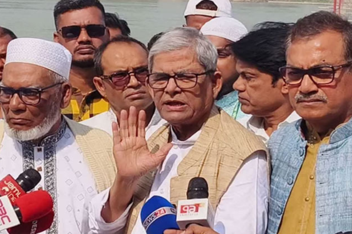 বিএনপি দায়িত্বে এলে ভারতের দাদাগিরি বন্ধ করা সর্বাধিক গুরুত্ব পাবে: মির্জা ফখরুল