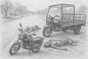 মণিরামপুরে ট্রলির ধাক্কায় দম্পতির মৃত্যু