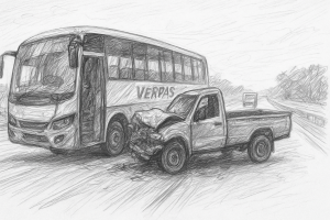 মাদারীপুরে বাস-পিকআপ সংঘর্ষে ২০ জন আহত