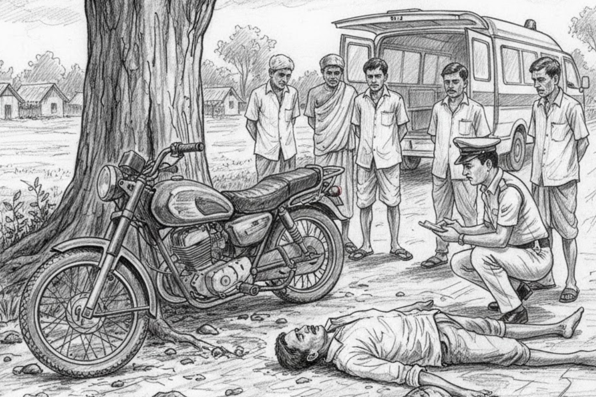 মোটরসাইকেল নিয়ন্ত্রণ হারিয়ে রংপুরে যুবকের মৃত্যু