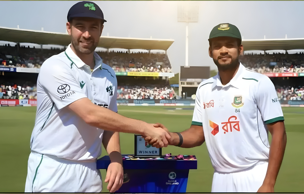 সিলেট টেস্টে আয়ারল্যান্ডকে চাপে ফেললো বাংলাদেশ, ২৭০/৮