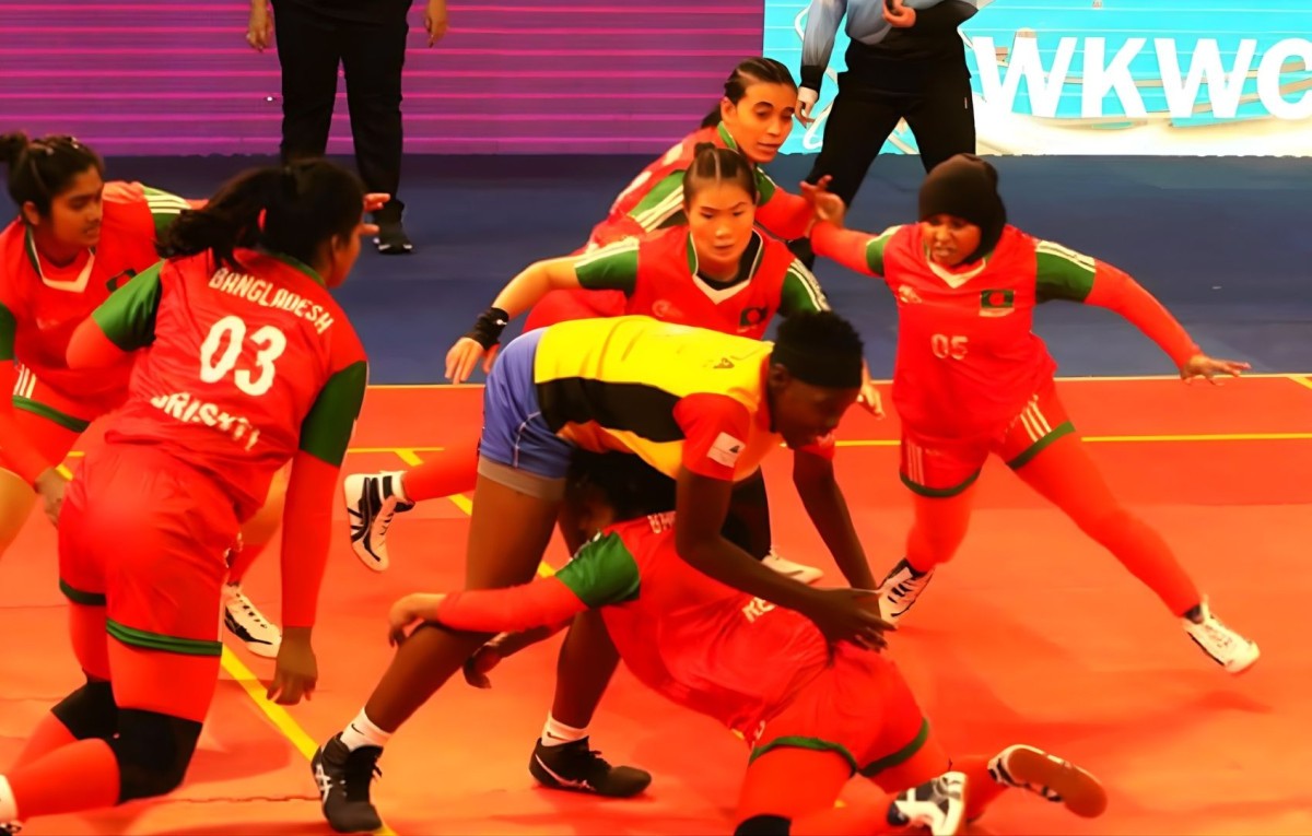 সেমিতে হেরে বিশ্বকাপে ব্রোঞ্জে থামে বাংলাদেশ নারী কাবাডি দল