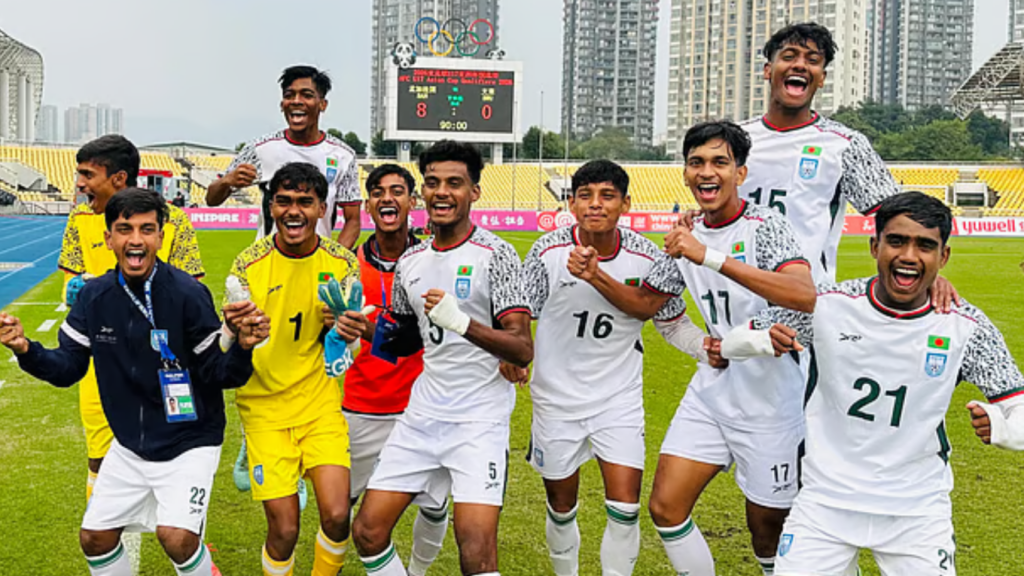 ৮ ০ তে ব্রুনেইকে গুঁড়িয়ে দিল বাংলাদেশ—এশিয়ান কাপের পথে বড় বার্তা 1763980278 ৮-০ তে ব্রুনেইকে গুঁড়িয়ে দিল বাংলাদেশ—এশিয়ান কাপের পথে বড় বার্তা!