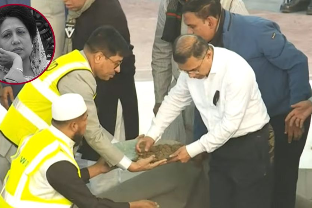 স্বামী জিয়াউর রহমানের পাশে সমাহিত খালেদা জিয়া