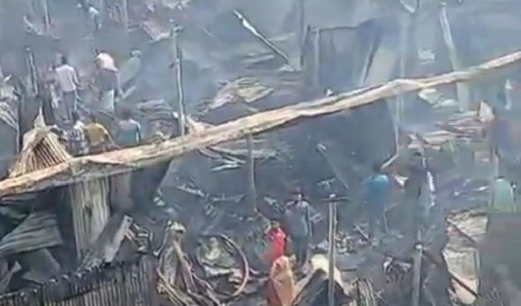 Massive Losses in Three Separate Fire Incidents in Gazipur 1764573714 গাজীপুরে তিন স্থানে অগ্নিকাণ্ডে ব্যাপক ক্ষয়ক্ষতি