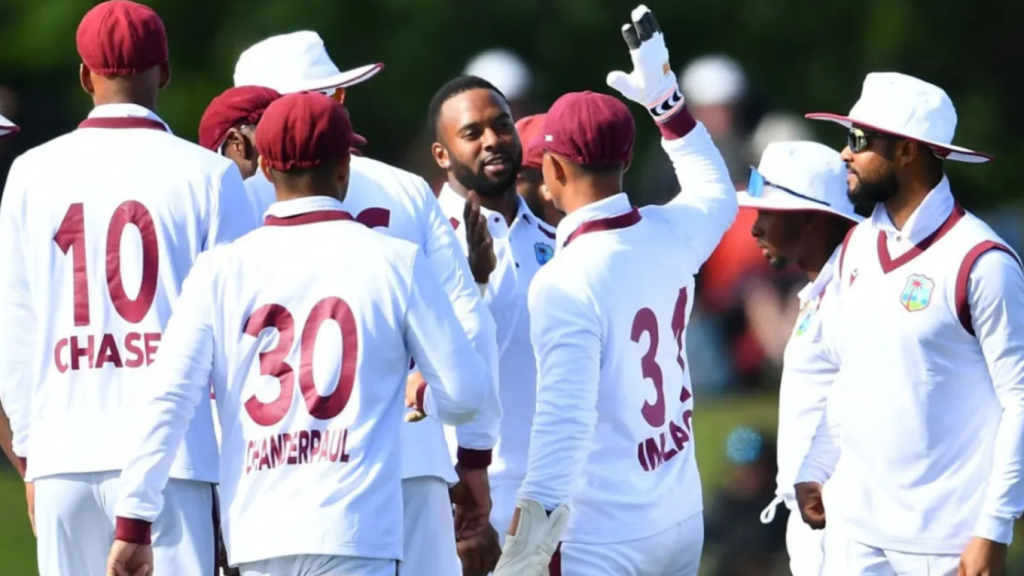 West Indies পেসারদের দাপট তবুও উইলিয়ামসন–ব্রেসওয়েলের লড়াইয়ে সমানে সমান প্রথম দিন 1764679686 West Indies পেসারদের দাপট, তবুও উইলিয়ামসন–ব্রেসওয়েলের লড়াইয়ে সমানে সমান প্রথম দিন