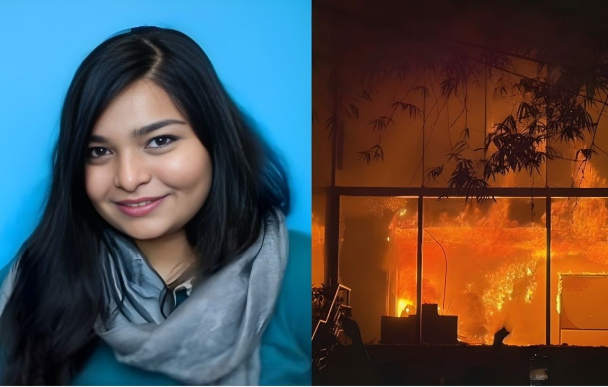 ডেইলি স্টার ভবনে আগুনে আটকা সাংবাদিকদের উদ্ধার