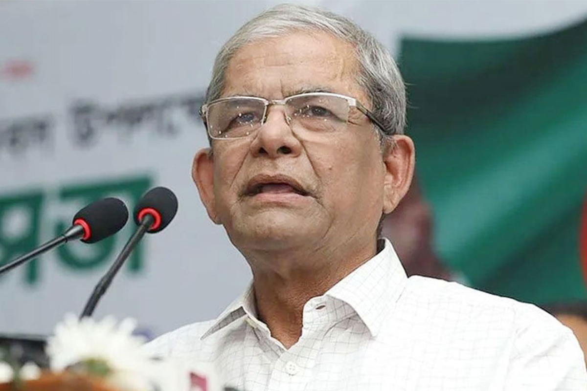 দেশকে অস্থির করতে কিছু লোক নেপথ্যে কাজ করছে: মির্জা ফখরুল