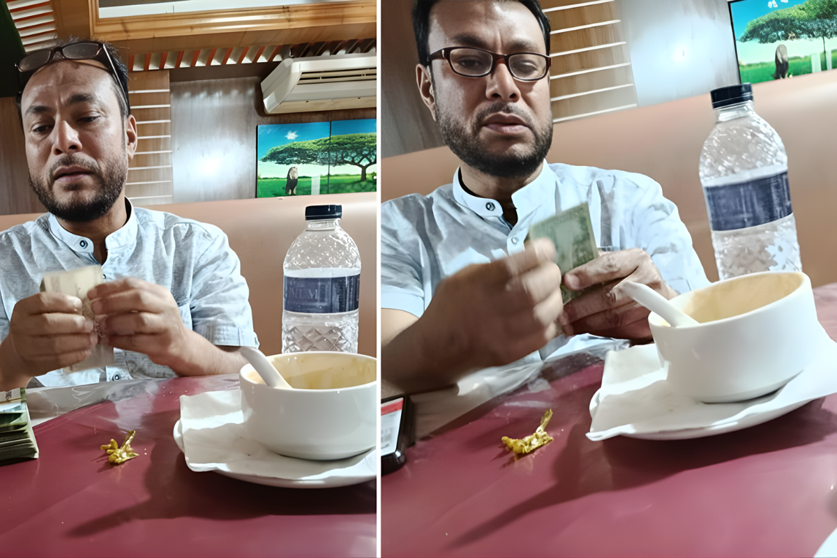 মানিকগঞ্জ পৌরসভার নির্বাহী প্রকৌশলীর ঘুস নেওয়ার ছবি ফাঁস