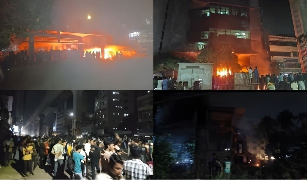 হাদি হত্যাকাণ্ডে বিচারের দাবিতে দেশজুড়ে আন্দোলন অগ্নিসংযোগ 1766116423 হাদি হত্যাকাণ্ডে বিচারের দাবিতে: দেশজুড়ে আন্দোলন, অগ্নিসংযোগ