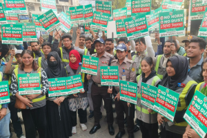 গুলশানে হর্ন ও ধুলো কমানোর উদ্যোগ
