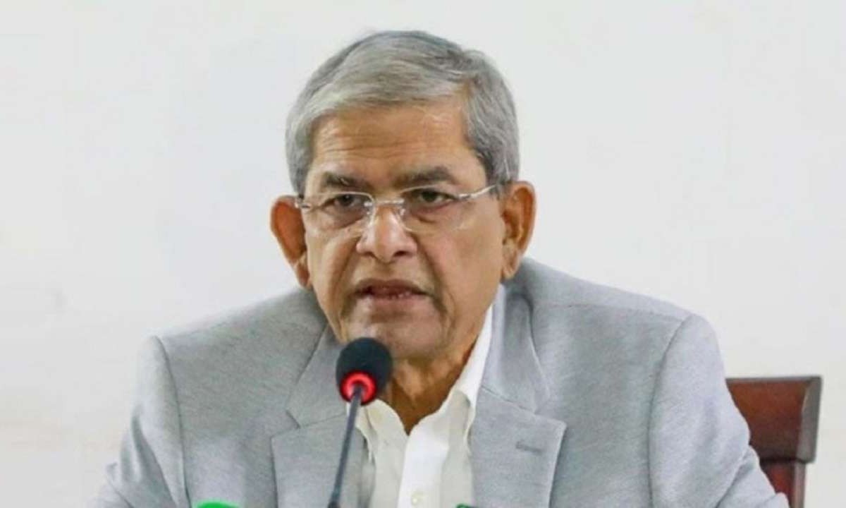 অবাধ নির্বাচনের লক্ষ্যে দেশে ভয়শূন্য পরিবেশ নিশ্চিতের দাবি ফখরুলের