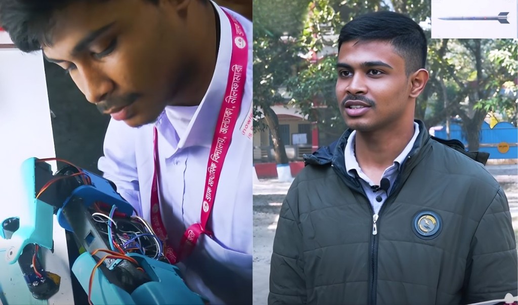 গ্রামে বসেই আধুনিক মিসাইল তৈরি করছেন এক কিশোর 1767847970 গ্রামে বসেই আধুনিক মিসাইল তৈরি করছেন এক কিশোর