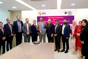 চুক্তিবদ্ধ হলো এসবিএসি ব্যাংক ও বেস্ট ওয়েস্টার্ন প্লাস বে হিলস হোটেল
