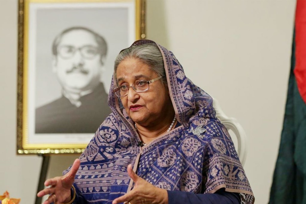 দিল্লির সংবাদ সম্মেলনে অডিও বার্তায় ইউনূসকে তীব্র আক্রমণ সাবেক প্রধানমন্ত্রী শেখ হাসিনার দিল্লির সংবাদ সম্মেলনে অডিও বার্তায় ইউনূসকে তীব্র আক্রমণ সাবেক প্রধানমন্ত্রী শেখ হাসিনার