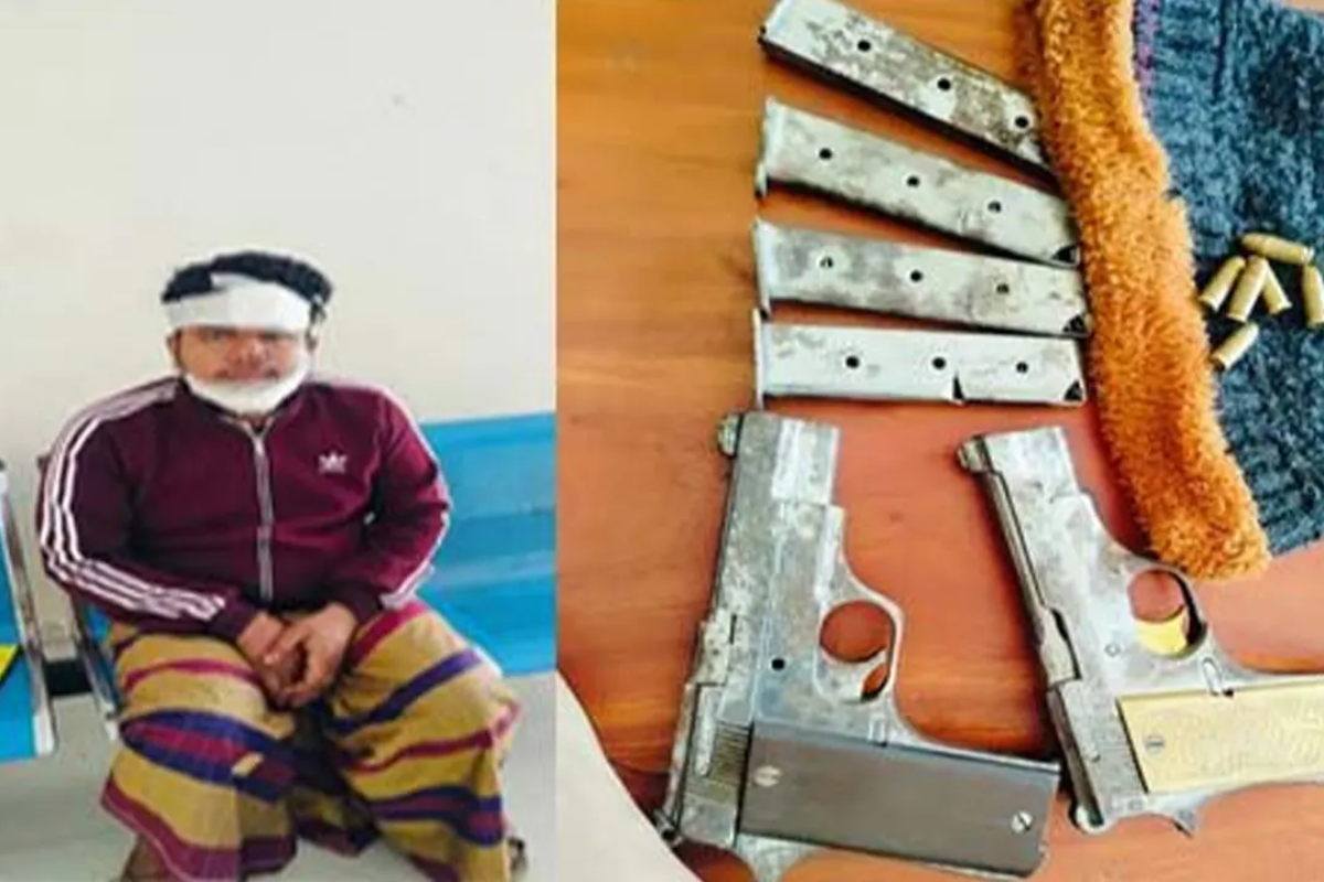 দুইটি বিদেশি অস্ত্রসহ যুবক বেনাপোলে আটক