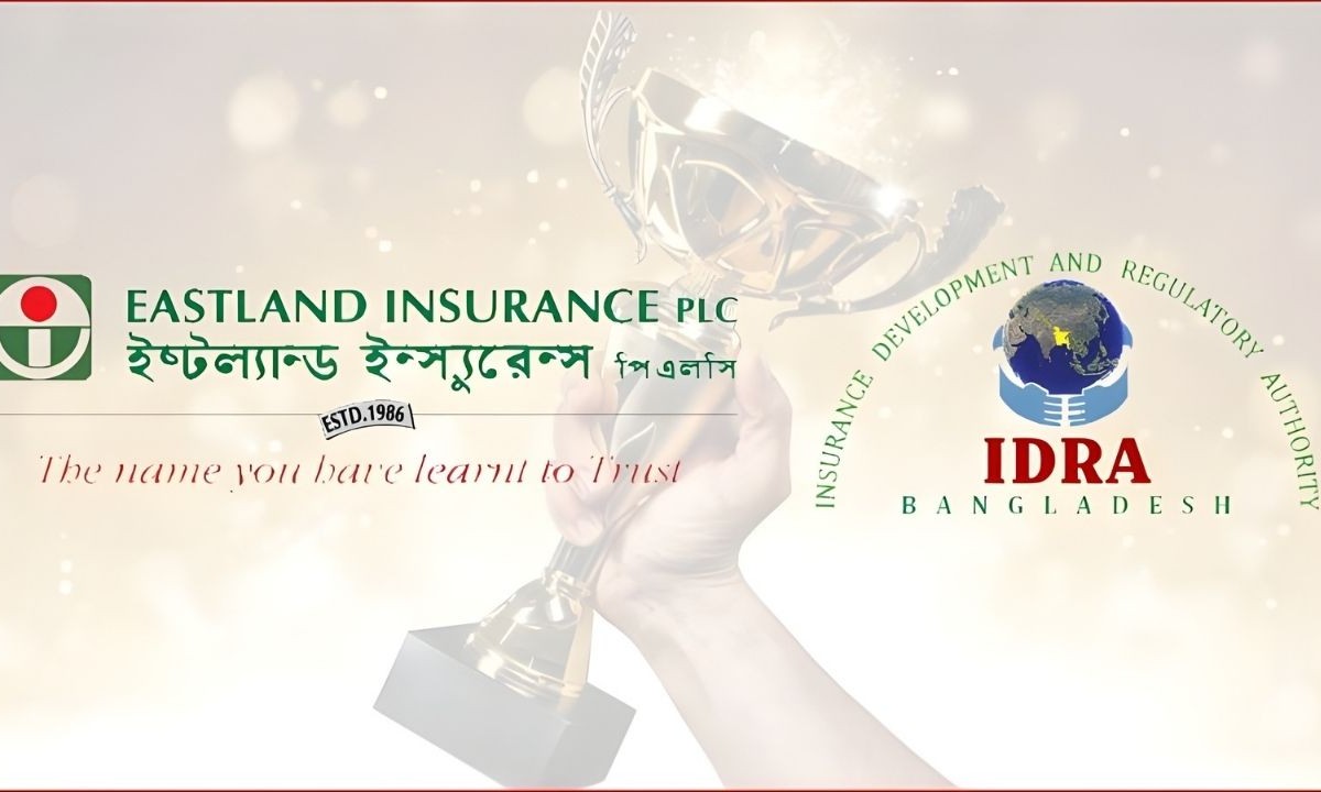 ভঙ্গুর আর্থিক সূচকের ইস্টল্যান্ড ইন্স্যুরেন্সকে আইডিআরএ-র বিশেষ সম্মাননা