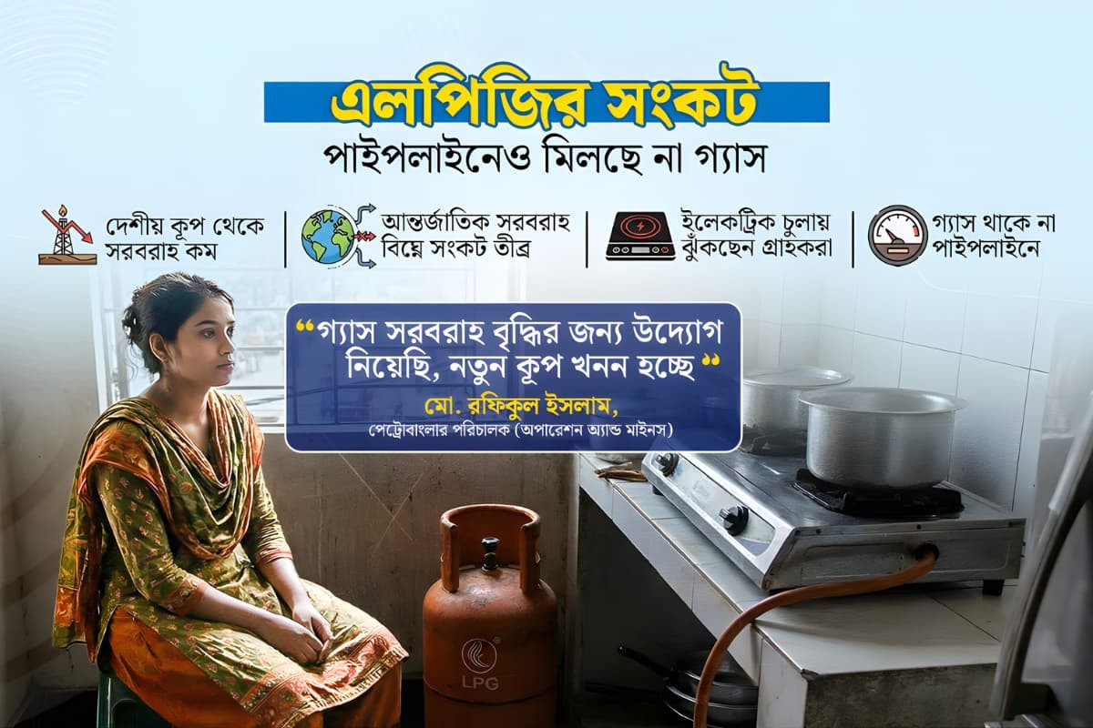 শীতেই বাড়ছে গ্যাস সংকট, নিয়মিত বিল পরিশোধ করেও ভোগান্তিতে গ্রাহকরা