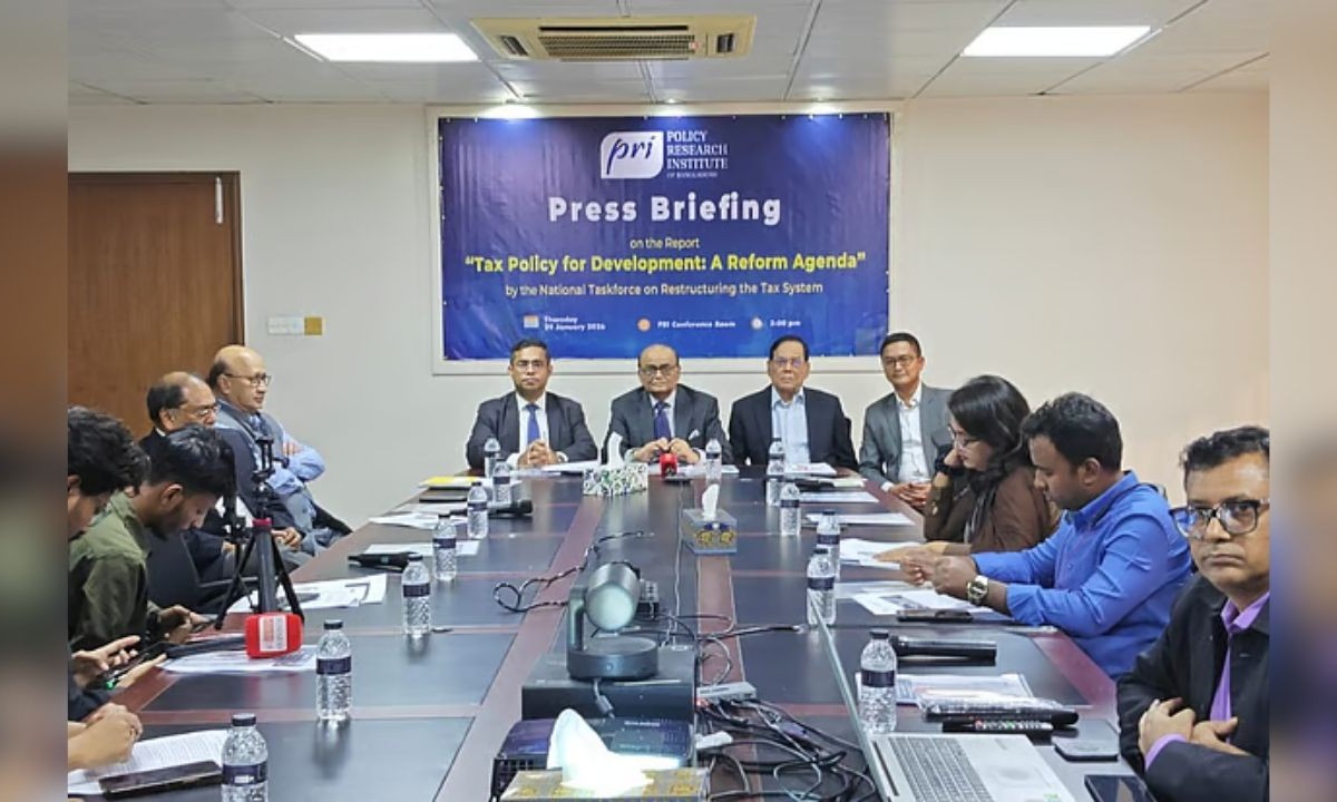 ২০৩৫ সালের মধ্যে কর-জিডিপি অনুপাত ১৫-২০ শতাংশ করার সুপারিশ