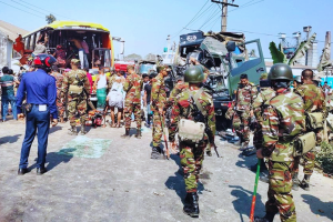 সেনাবাহিনী-বাস সংঘর্ষে নিহত ২, আহত কমপক্ষে ১৫