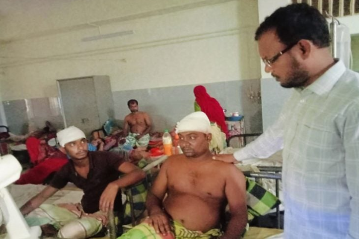 নাটোরে বিএনপি–জামায়াতের সহিংস সংঘর্ষ