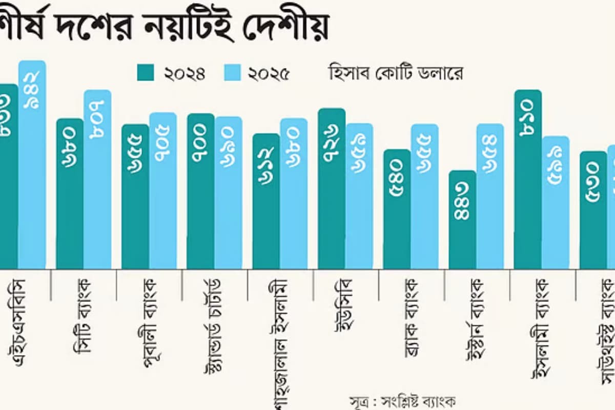 দেশীয় ব্যাংকের বহির্বাণিজ্যিক নেতৃত্ব