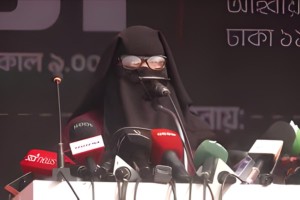 নির্বাচনী প্রচারণায় ওসমান হাদীর ‘ভুয়া’ বোন