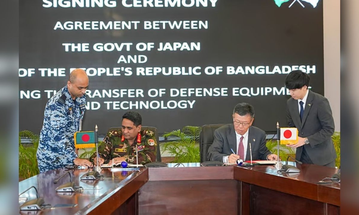 প্রতিরক্ষা খাতে বাংলাদেশ-জাপান ঐতিহাসিক কৌশলগত অংশীদারত্ব চুক্তি