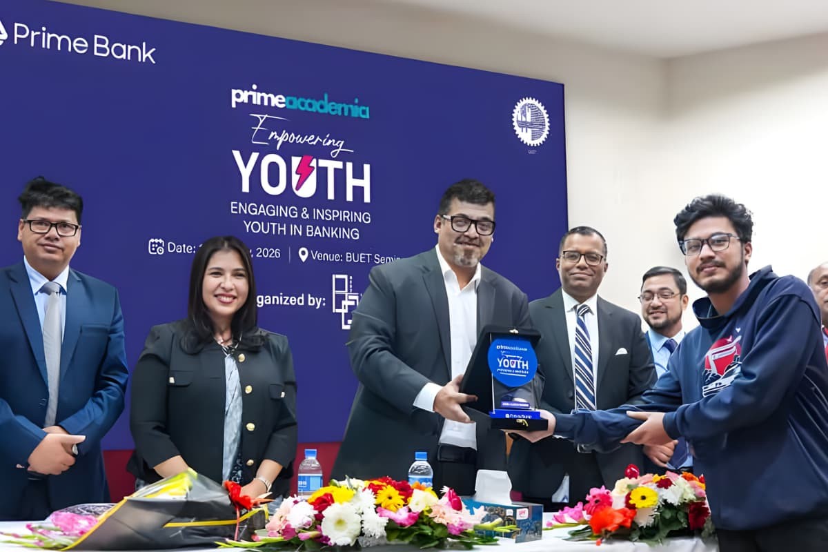 প্রাইম ব্যাংক শিক্ষার্থীদের ব্যাংকিংয়ে নেতৃত্ব দিতে উৎসাহিত করছে