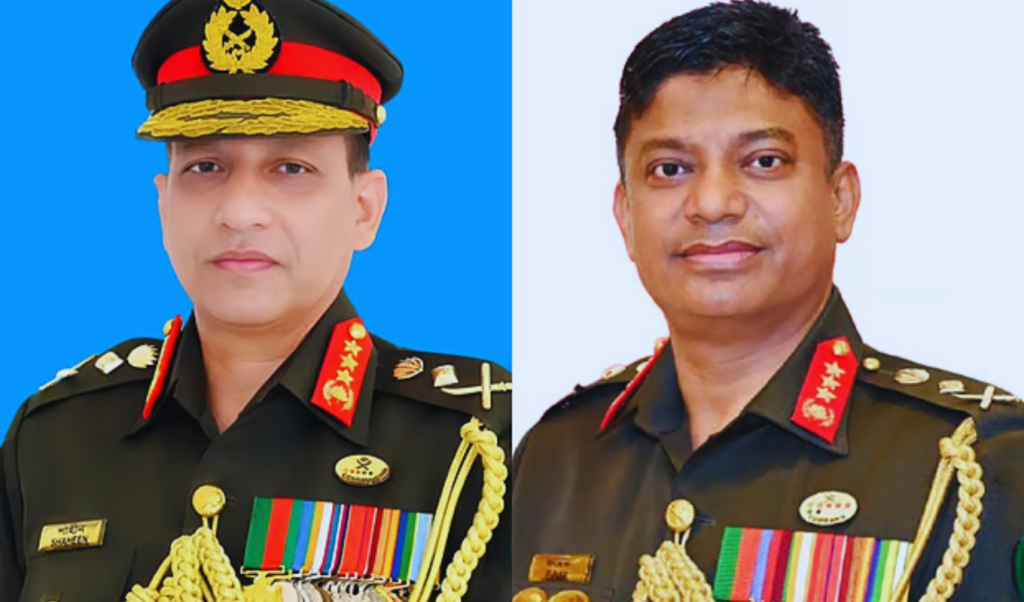 সেনাবাহিনীতে উচ্চপর্যায়ের রদবদল নতুন কিউএমজি শাহীনুলএনডিসিতে ফয়জুর সেনাবাহিনীতে উচ্চপর্যায়ের রদবদল, নতুন কিউএমজি শাহীনুল,এনডিসিতে ফয়জুর