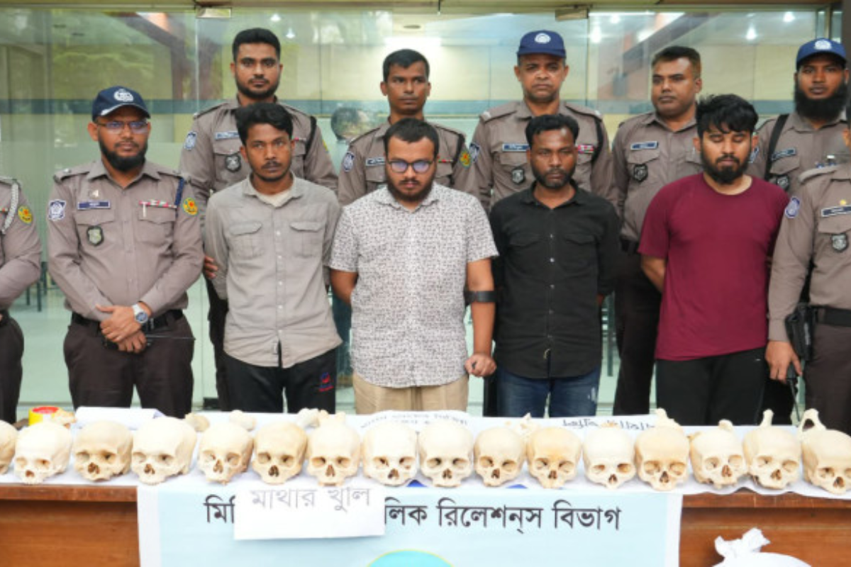 রাজধানীতে ৪৭ মাথার খুলি উদ্ধার